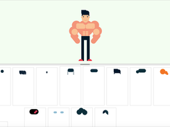 Flat Design Character Maker Screenshot 1