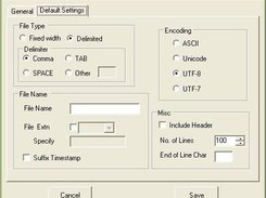 Options page