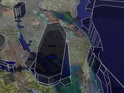 Example of 3D restrictive airspace volume