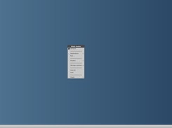 Flaxx: Initail screen with root menu