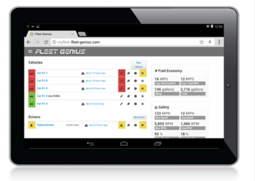 Fleet Genius Pro-Dashboard