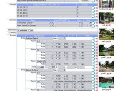 Excerption from the Hotel CMS with four FlexForm objects