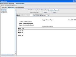 Report with Data