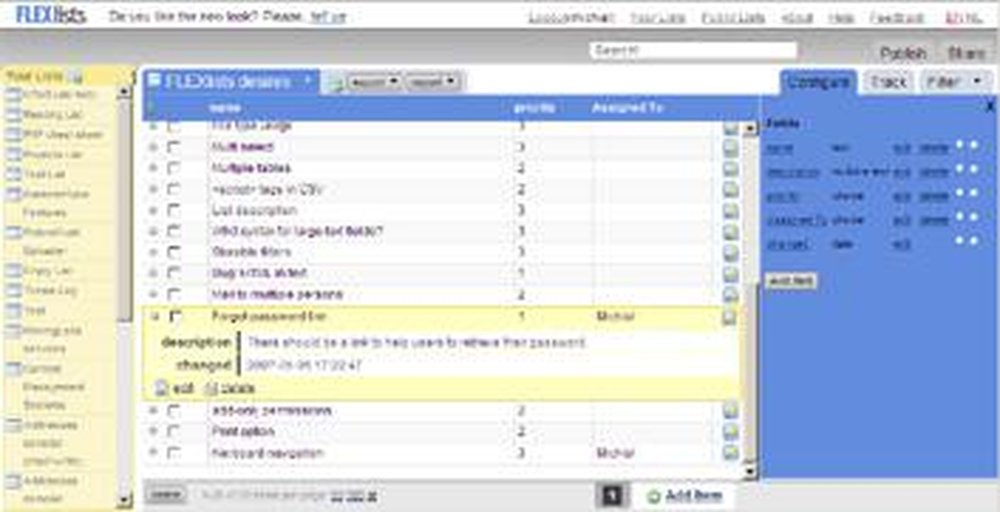 FlexLists Screenshot 1