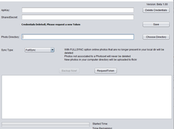 Flickr Mass Uploader Screenshot 1