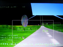 landing on a segment of road