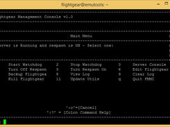 Flightgear Manager Main Menu