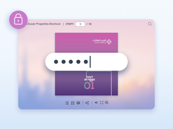 Share your private PDF securely by password-protecting your flipbook.