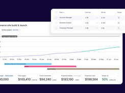 Report: make informed decisions with live insights into how team utilization and resourcing impact margins and budget performance.