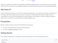Float UI Screenshot 1