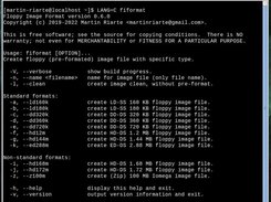 Command-line options.