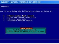 floppy disk recover Screenshot 1