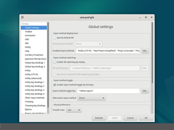 Built-in input method