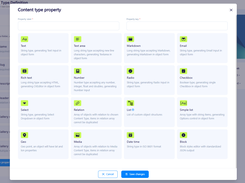 Content Type Definition Creation