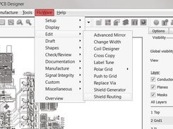 Integrated menu in OrCAD / Allegro PCB Editor for FloWare Modules