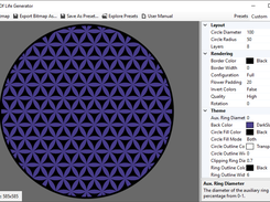Main Window with default flower