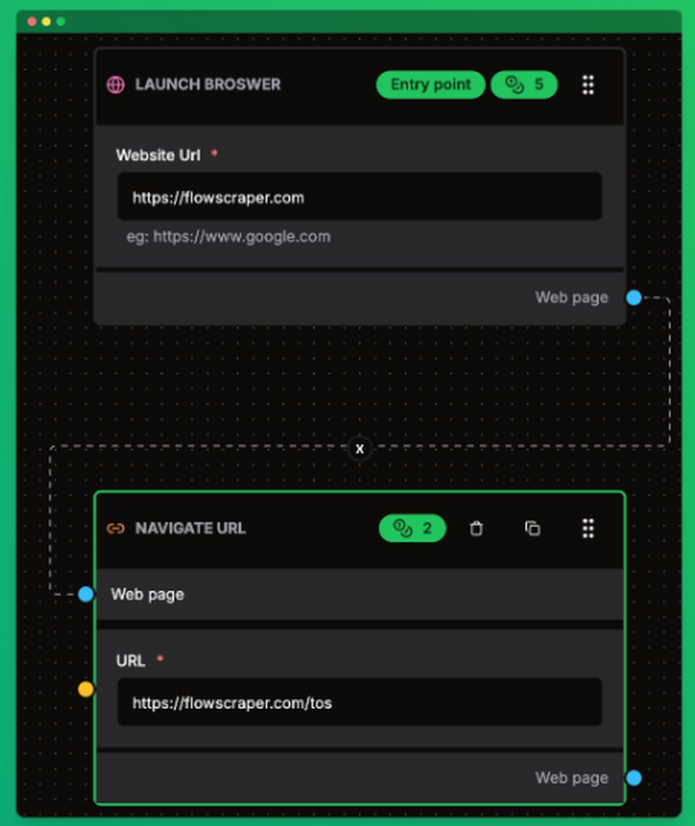 FlowScraper Screenshot 1