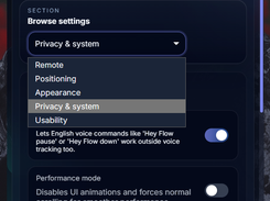 Settings