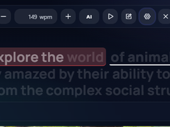 Main teleprompter changed size