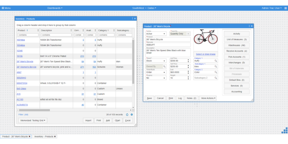 Products View
