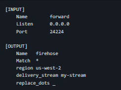 Fluent Bit Amazon Kinesis Firehose Screenshot 1