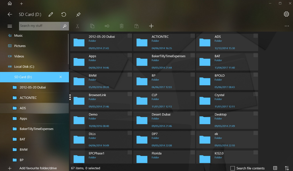 Fluent File Explorer Screenshot 1