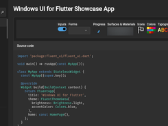 Fluent UI Screenshot 1