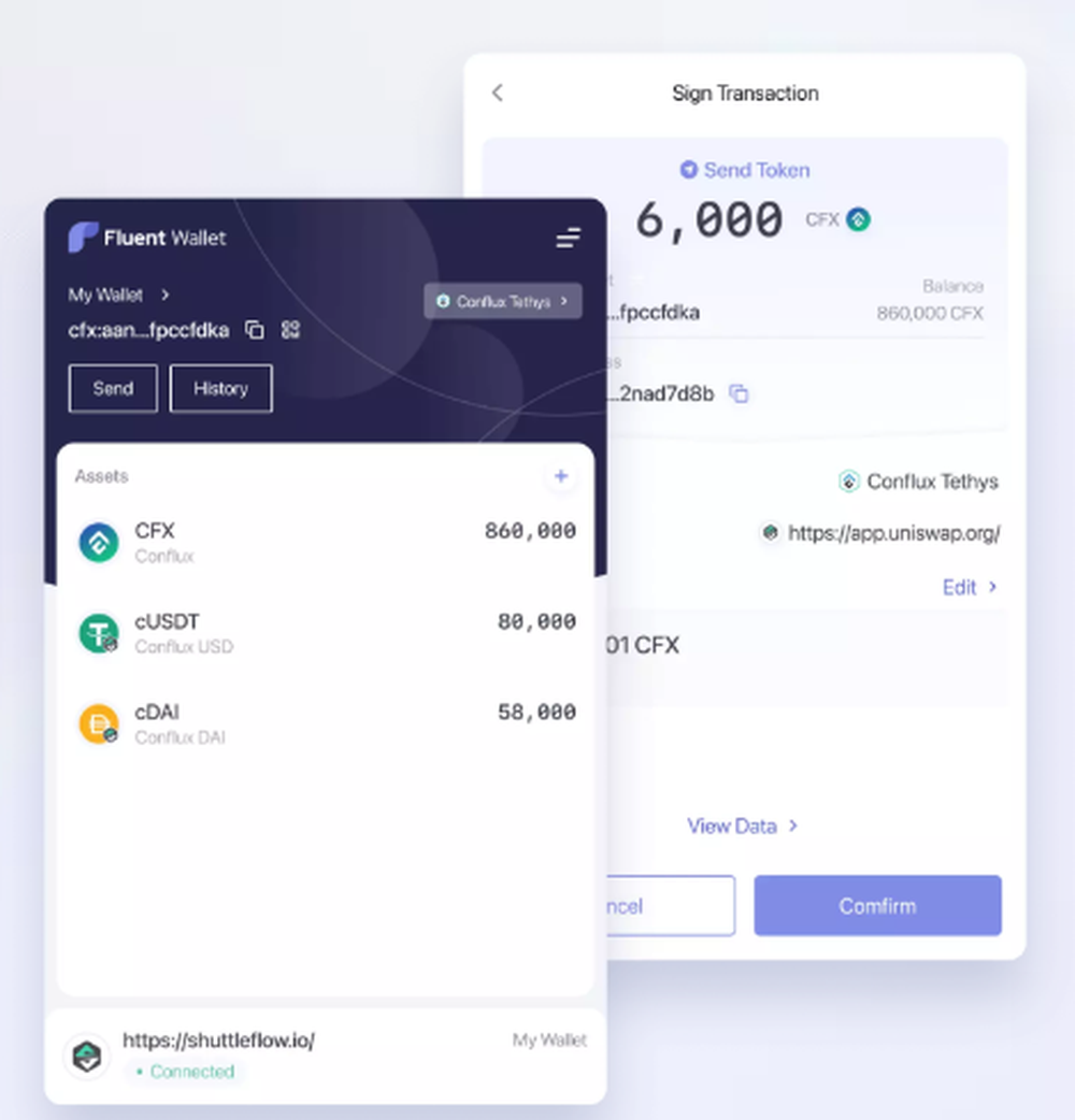 Fluent Wallet Screenshot 1