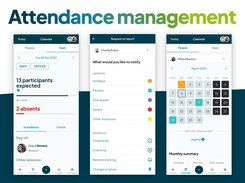 Manage attendance easily. Export all data at the end of the month.