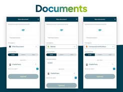 Send and archive important employee documents like IDs, contracts and payslips.