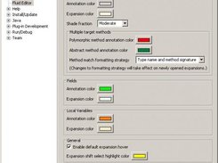 Preferences page