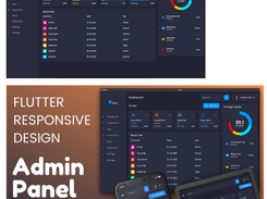 Flutter Responsive Admin Panel Screenshot 1