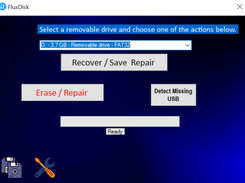 FluxDisk Main Interface
