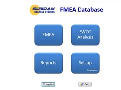 FMEA DB Main Menu