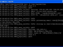An example of the server log.