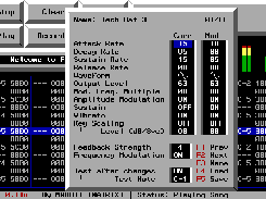 Instrument editor