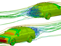 Automotive aerodynamics with OpenFOAM