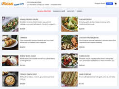 Focus Restaurant Online Ordering Screenshot 1