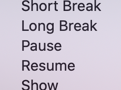 menu bar icon