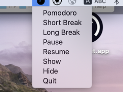 menubar icon options