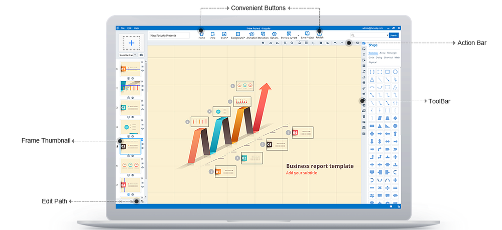 Focusky Presentation Maker Screenshot 1