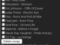 del song page