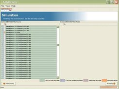 Foldersync 0.1 beta 1 on Windows XP - Simulation