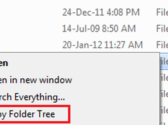 Context menu with Copy Folder Tree