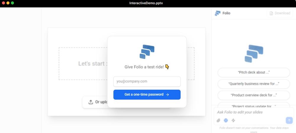 Folio AI Screenshot 1