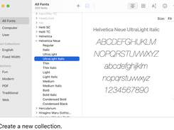 Font Book Screenshot 2