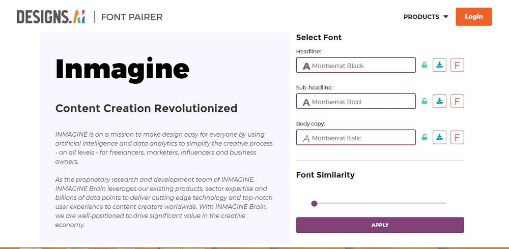 Font Pairer Screenshot 1