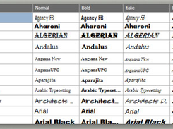 Font Viewer Screenshot 1