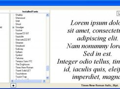 You can preview sample Lorem Ipsum text