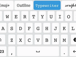 Fonts Keyboard Screenshot 1